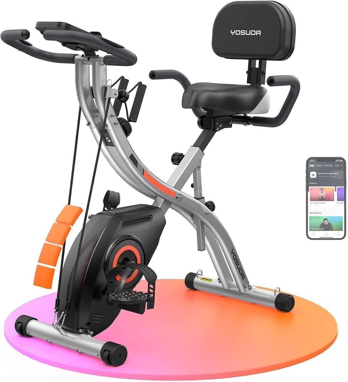 Test du vélo d'appartement Yosuda : pliable et silencieux