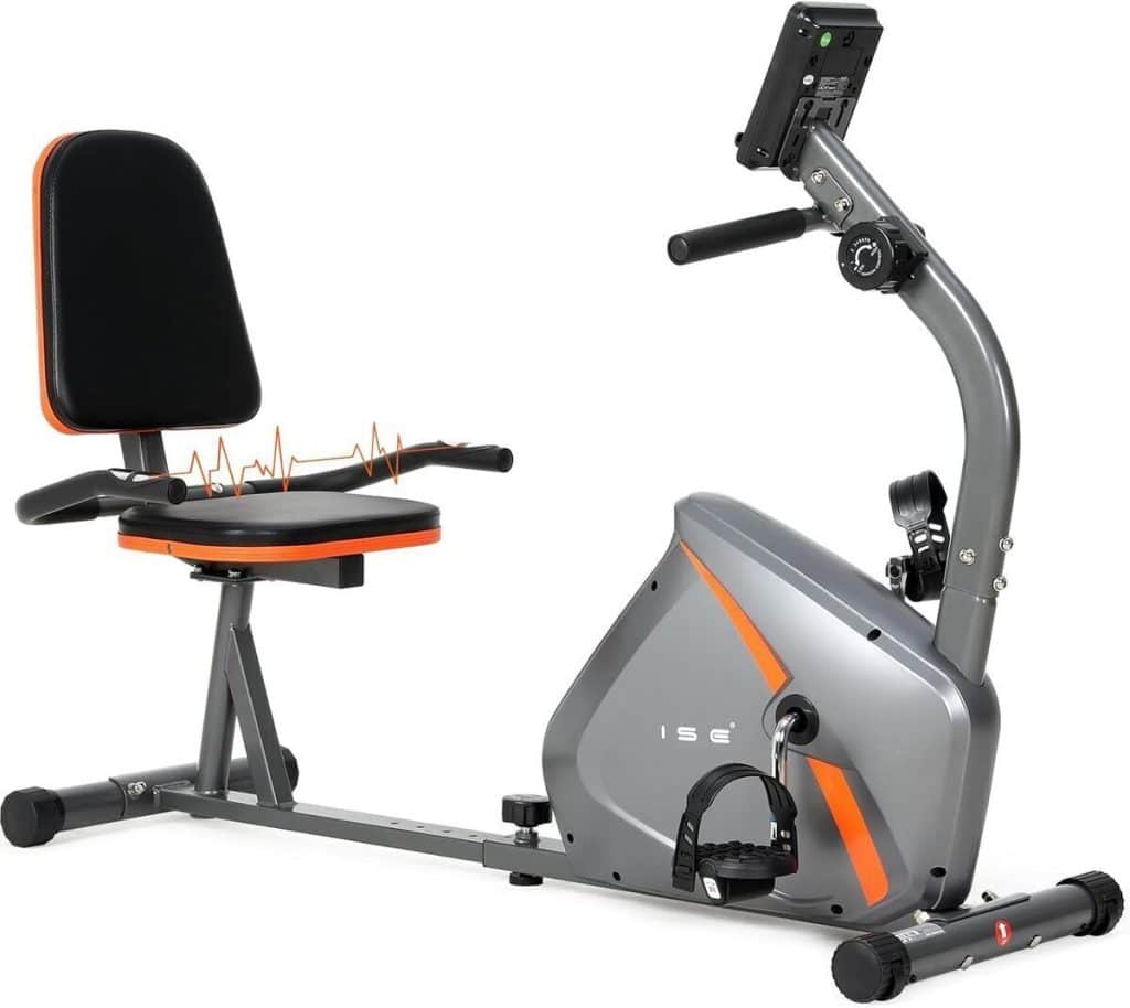 Test du vélo semi-allongé ISE avec frein magnétique
