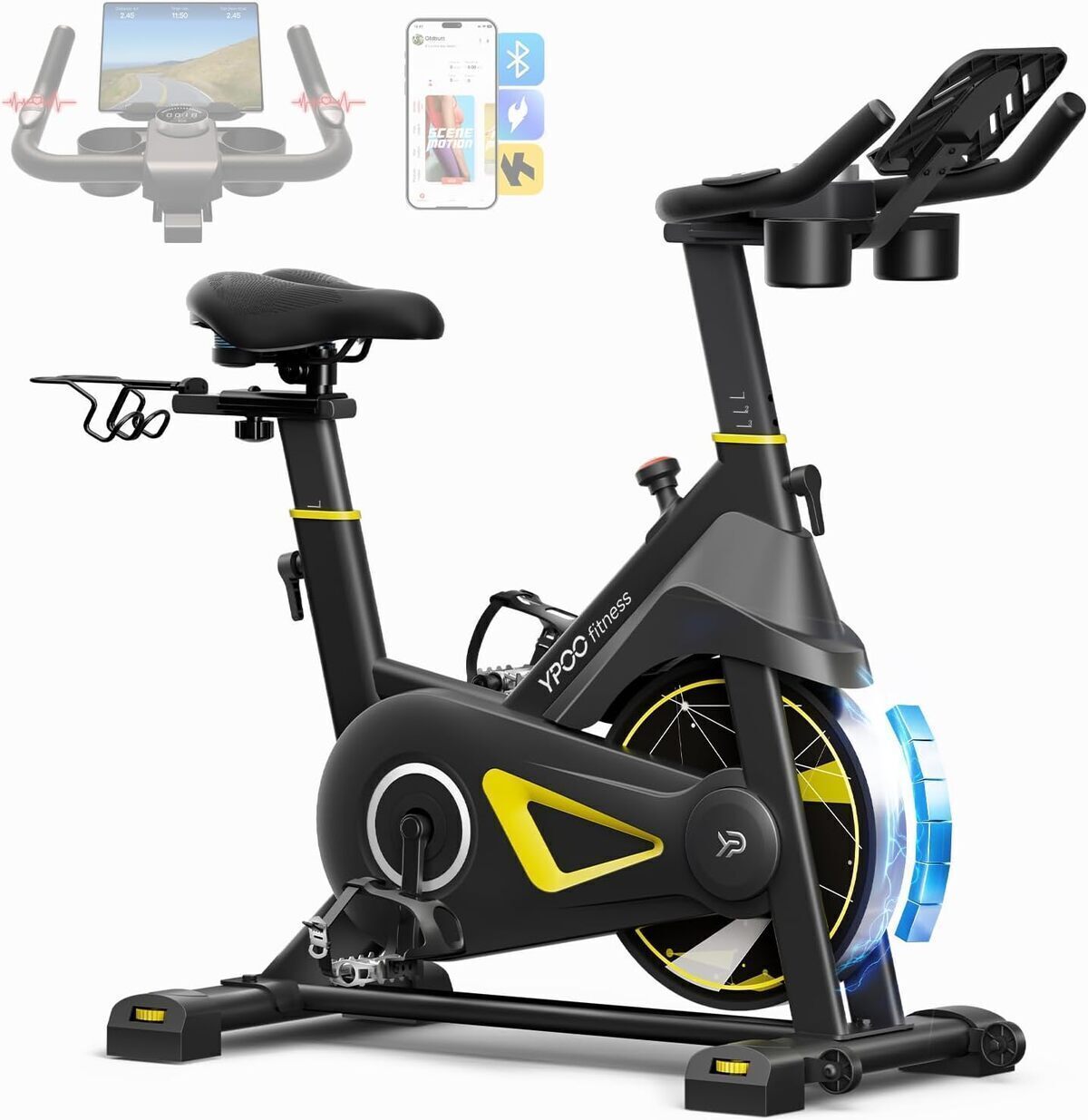 Test : vélo d'appartement YPOO à résistance magnétique renforcée