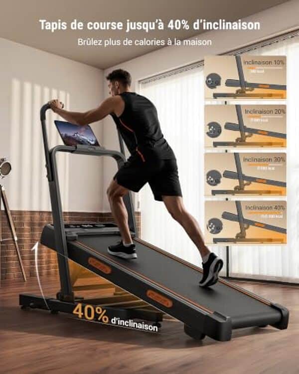 Découvrez notre test détaillé du tapis de course pliable UMAY avec inclinaison à 40% : performances, avantages et inconvénients pour votre entraînement à domicile.