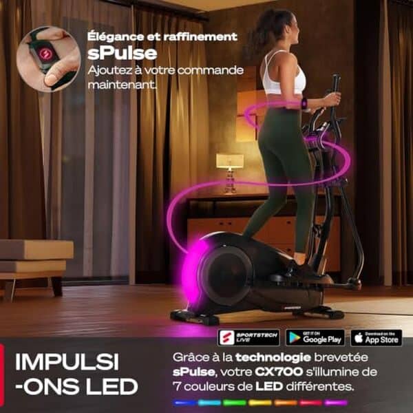 Découvrez notre test détaillé du vélo elliptique Sportstech CX700 avec sa technologie LED révolutionnaire. Avis, caractéristiques et performances pour votre entraînement à domicile.