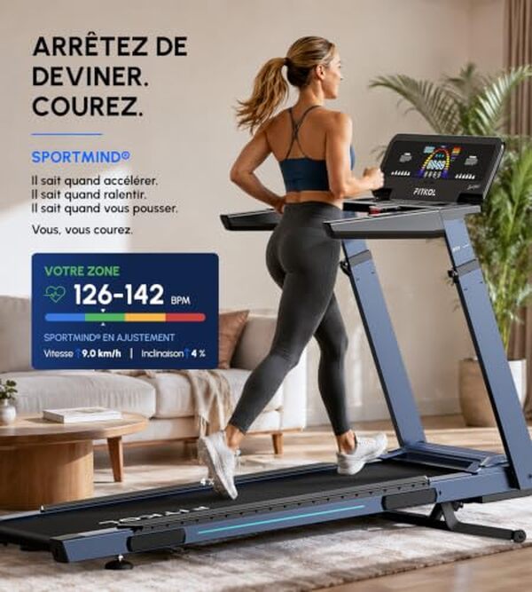 Découvrez notre test du tapis de course adaptatif IA : performances du moteur, contrôle intelligent et avis détaillé pour bien choisir votre équipement. 