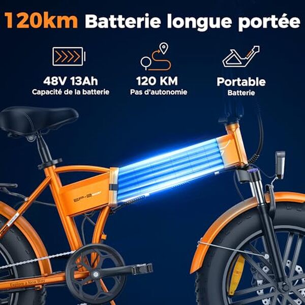 Découvrez notre avis complet sur le vélo électrique pliable ENGWE EP-2 avec batterie amovible : performances, autonomie, prix et conseils d'achat.