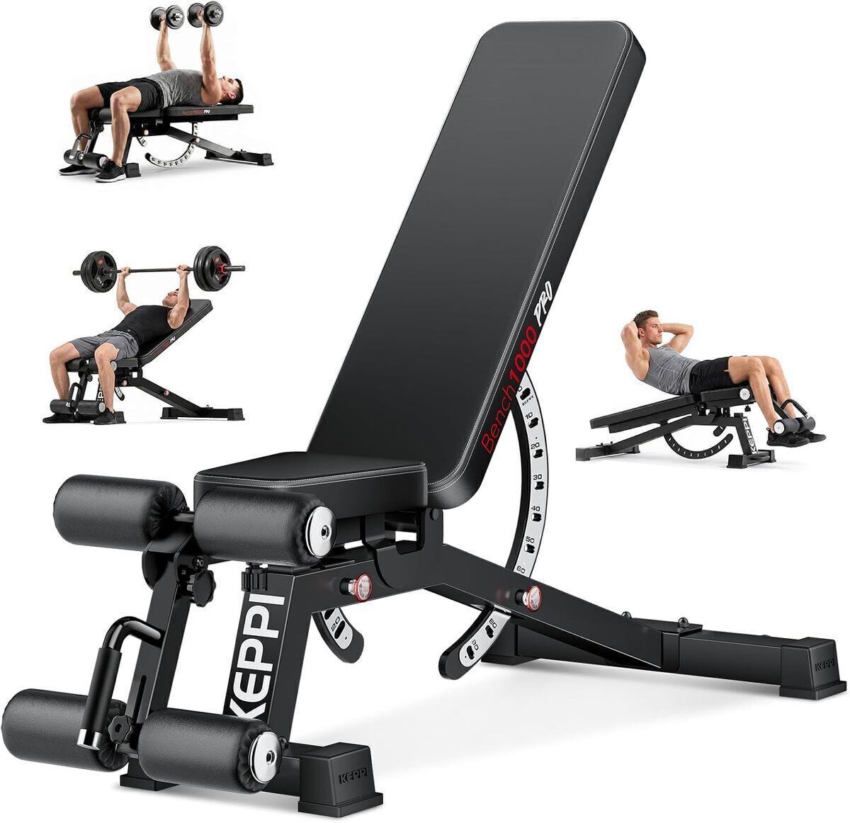 Test du banc de musculation Bench1000 Pro Keppi : capacité 600 kg
