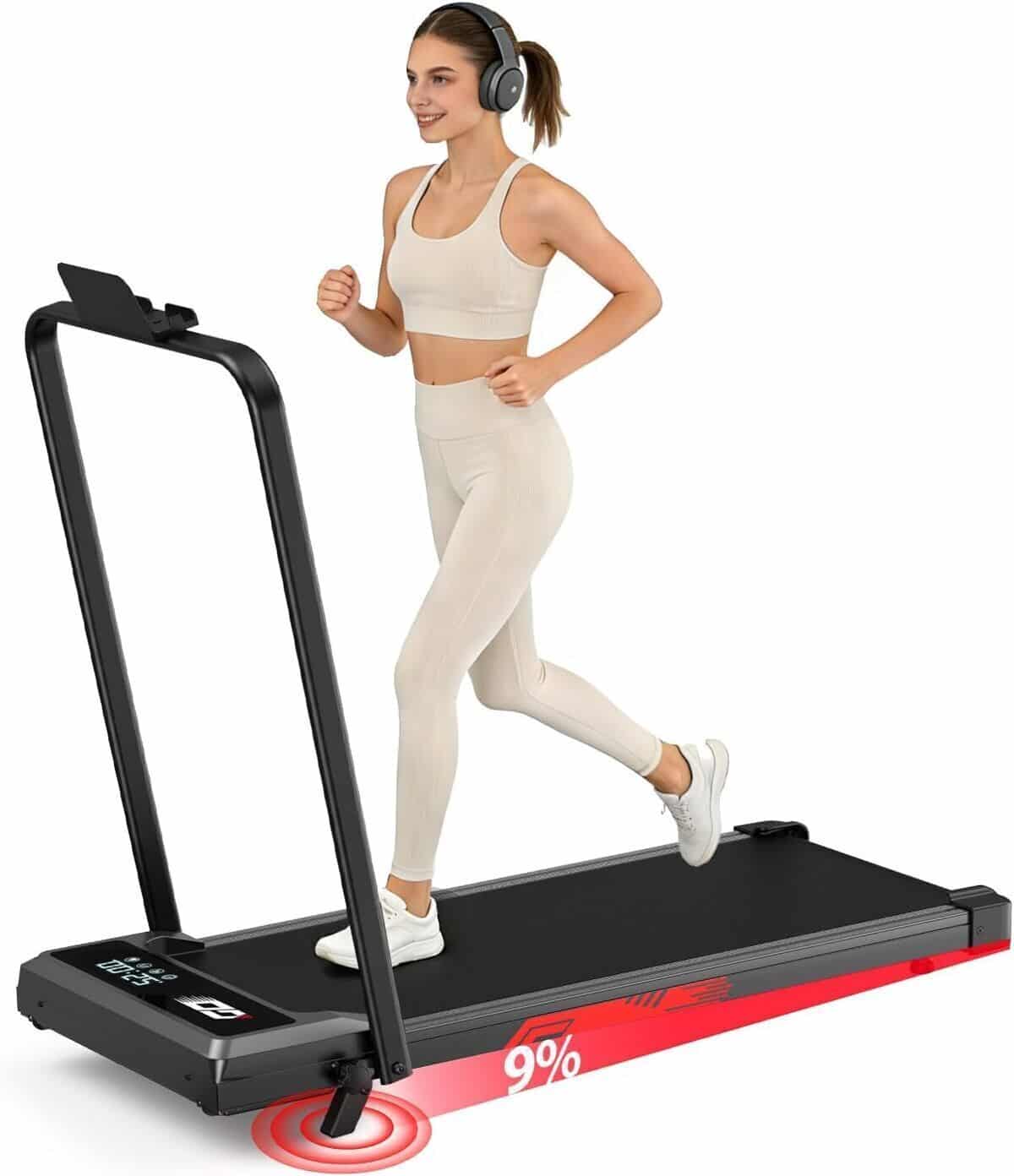Test du tapis de course 4 en 1 pliable avec moteur 3, 0 CV
