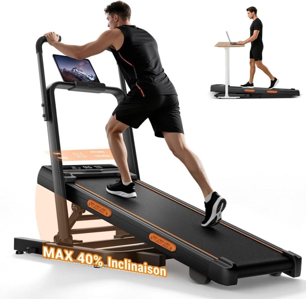 Test du tapis de course pliable UMAY inclinable à 40%