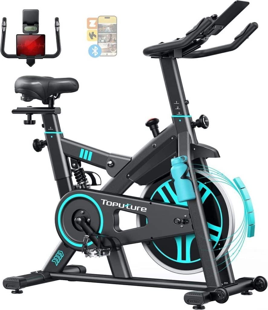 Test du vélo d'appartement TOPUTURE : performance et confort silencieux