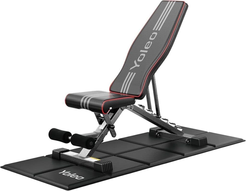 Test du banc de musculation pliable Yoleo : robustesse et polyvalence