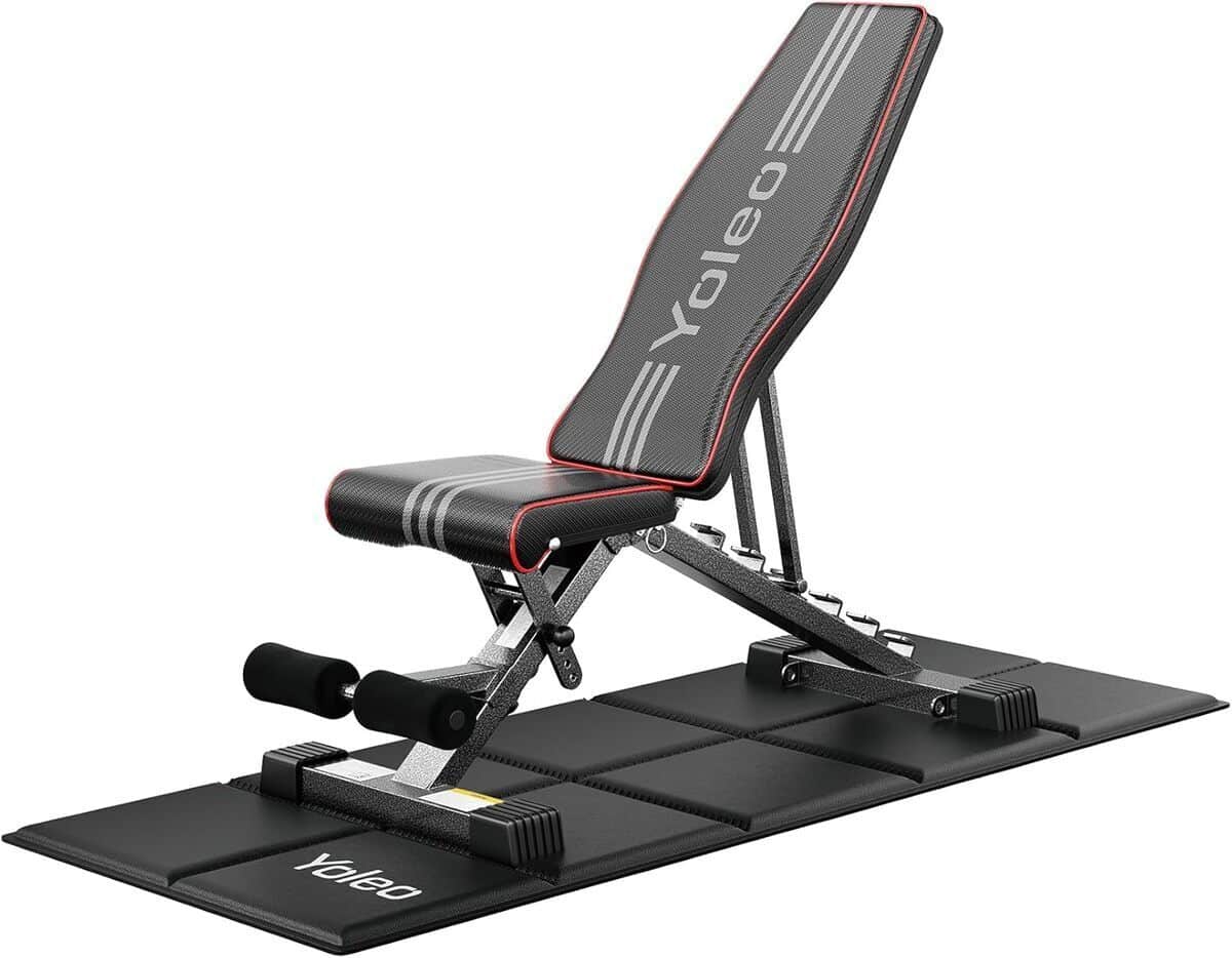 Test du banc de musculation pliable Yoleo : robustesse et polyvalence