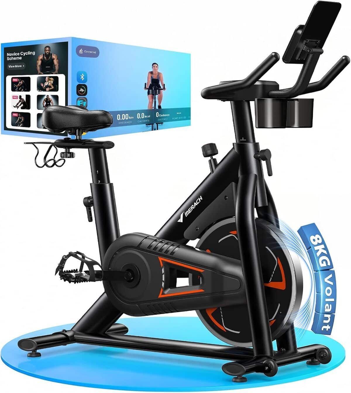 Test du vélo d'appartement Merach Pro : performance et confort