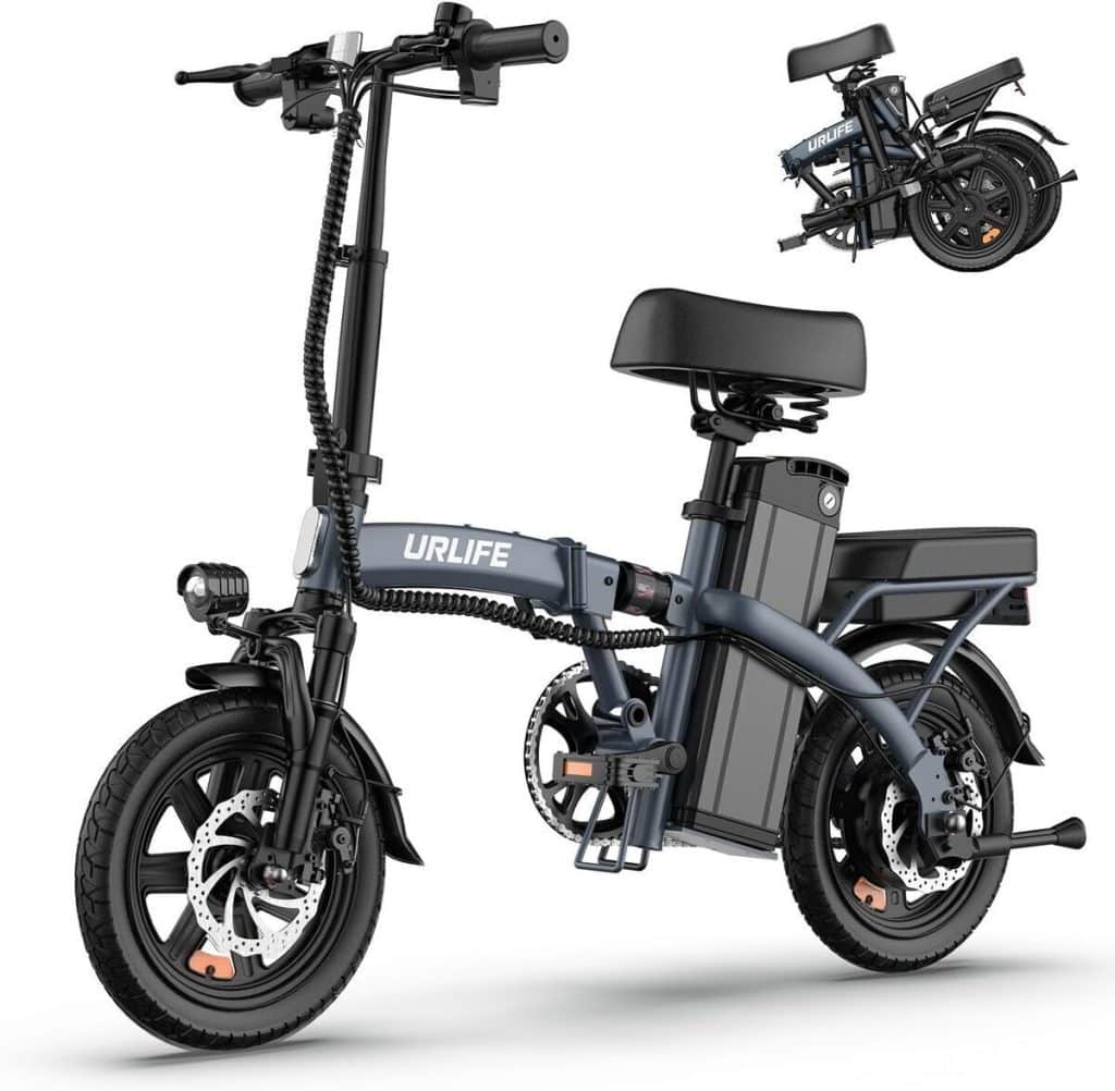 Test du vélo électrique pliant URLIFE 14" avec moteur 250W et batterie amovible