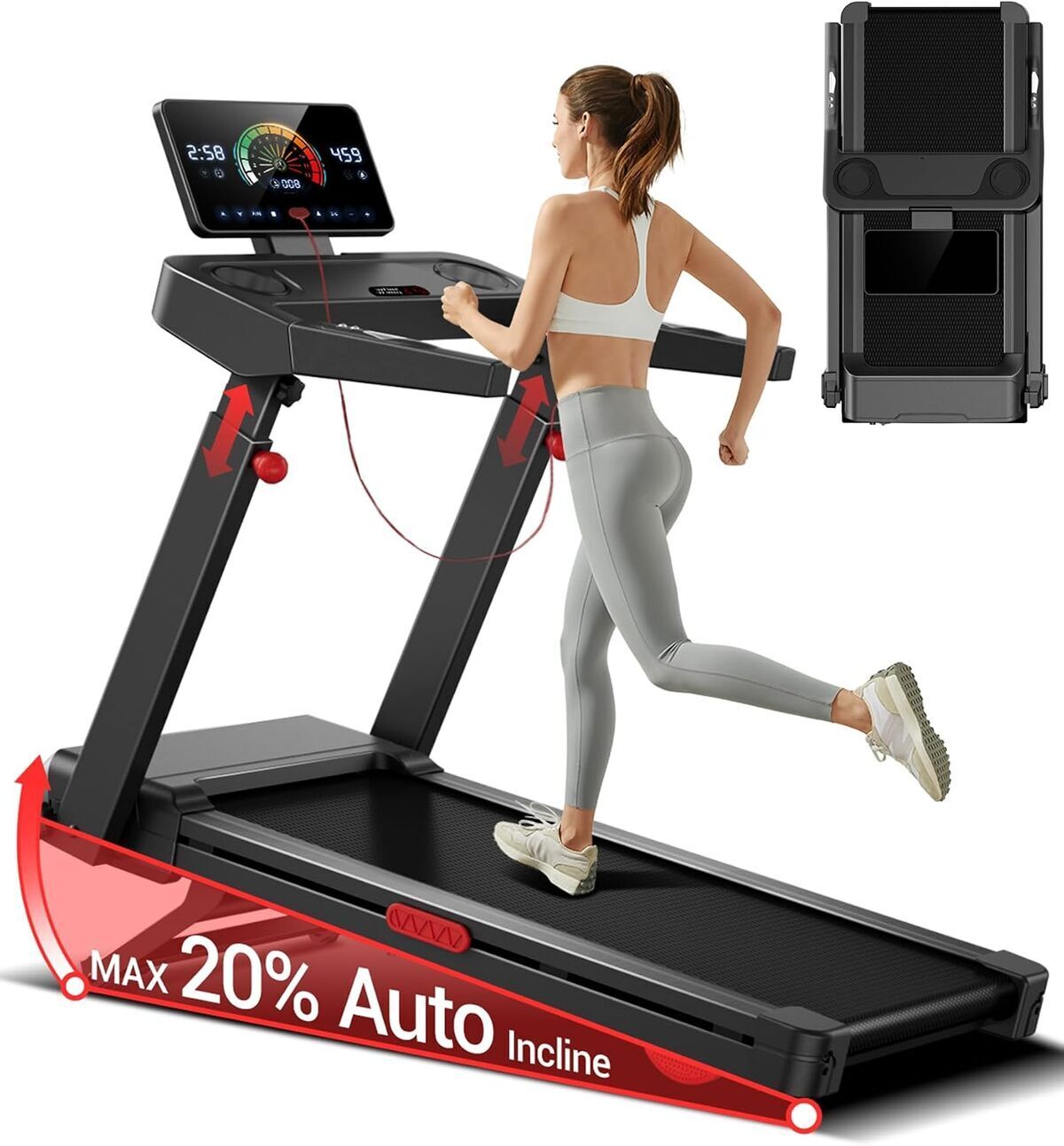 Test : tapis Lontek 3, 5 CV avec inclinaison 20 % et 14 km/h